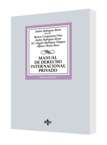 MANUAL DE DERECHO INTERNACIONAL PRIVADO..
